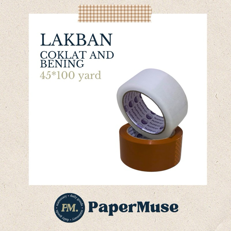 

Lakban OPP Bening 45mm x 100 Yard | Isolasi Panjang untuk Packing Kardus Toko Online & Ekspedisi