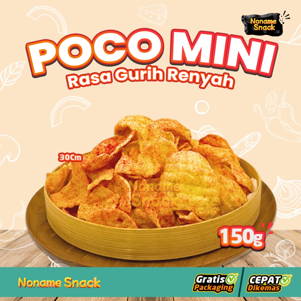 

NoName Snack - Singkong Poco Poco Mini Pedas Manis