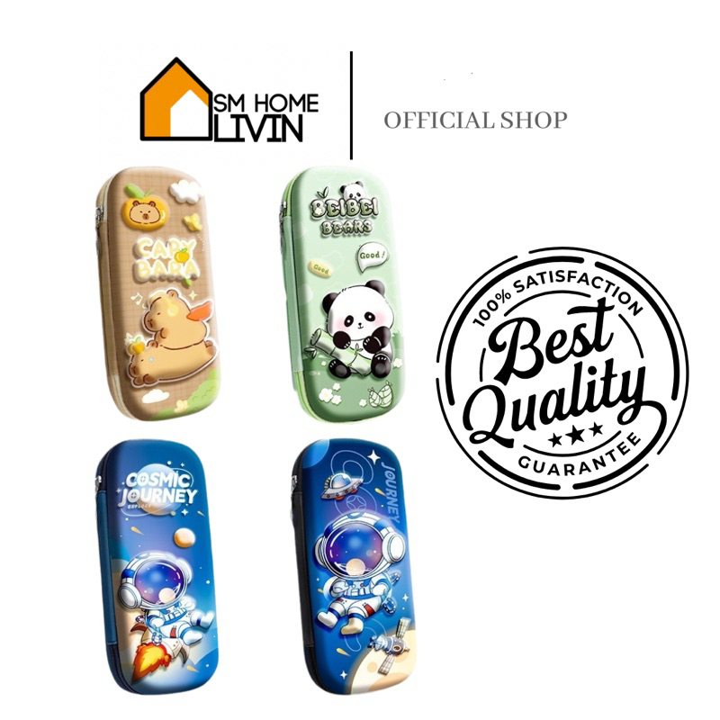 

SM HOME- PENCIL CASE 3D LUCU CUTE CAPYBARA PANDA PRINCESS ATRONOT SPACE TIMBUL COWO CEWE