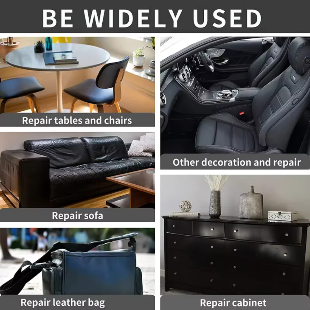 Stiker Kulit Sintetis Tambal Sofa Jok Motor Mobil Sticker Praktis Perkakas Rumah Barang Unik Serbaguna tahan air dan bahan tebal elastis