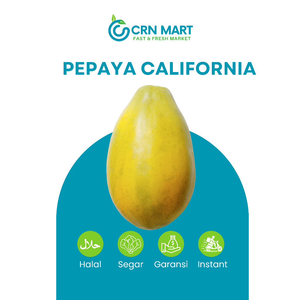 

CRN MART - Buah Pepaya California Segar/Buah-buahan Segar/Pepaya California Fresh Per Buah 1.2-1.5 kg
