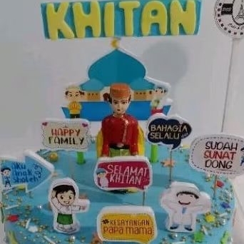 

khitan cake/khitanan cake/khitanan