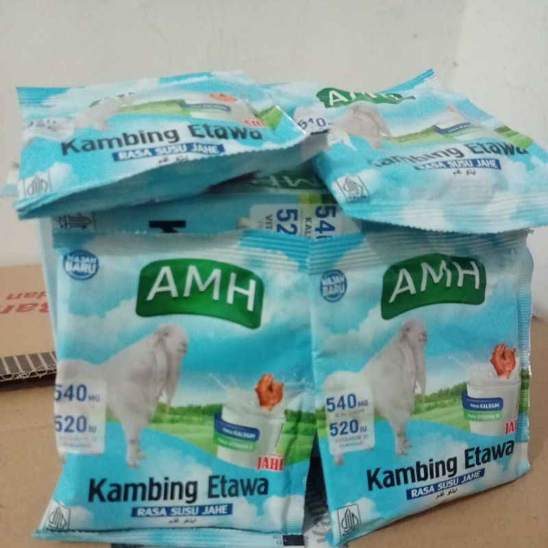 

Susu AMH sachet Kambing Etawa rasa Jahe isi 25gram