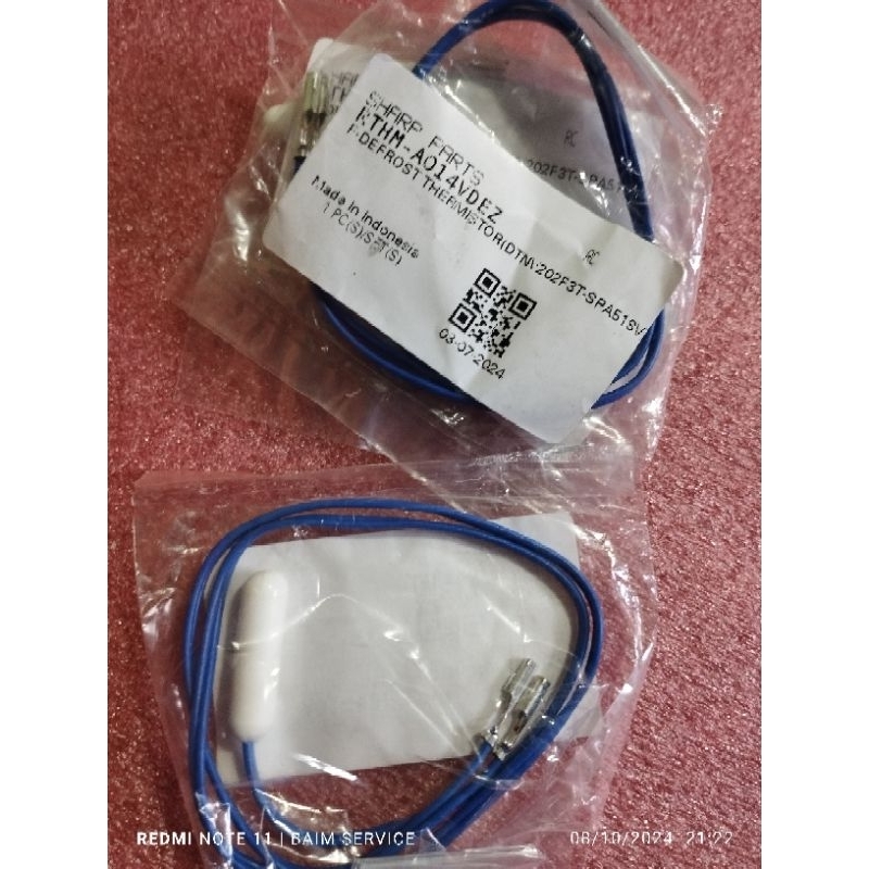 THERMISTOR TERMIS KULKAS SHARP 2 PINTU ORIGINAL SHARP