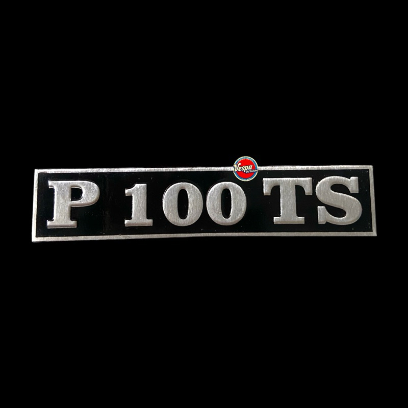 Emblem Tepong Samping Vespa PTS 100 P100TS