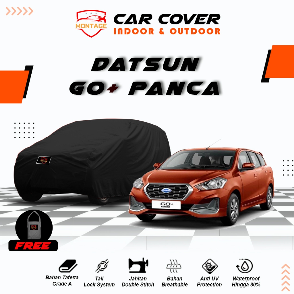 Body Cover Datsun Go Plus Panca / Sarung Mobil  Datsun Go+ 3 Baris / Selimut Mobil  Datsun Go Plus