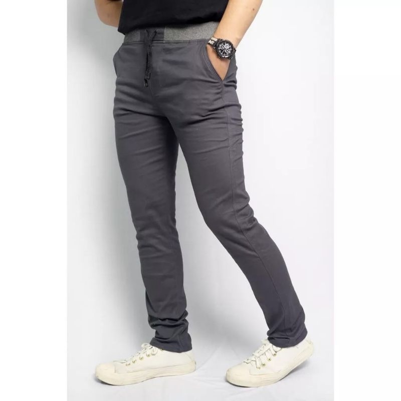 CELANA PANJANG CHINO RIB KAIN MELAR PREMIUM