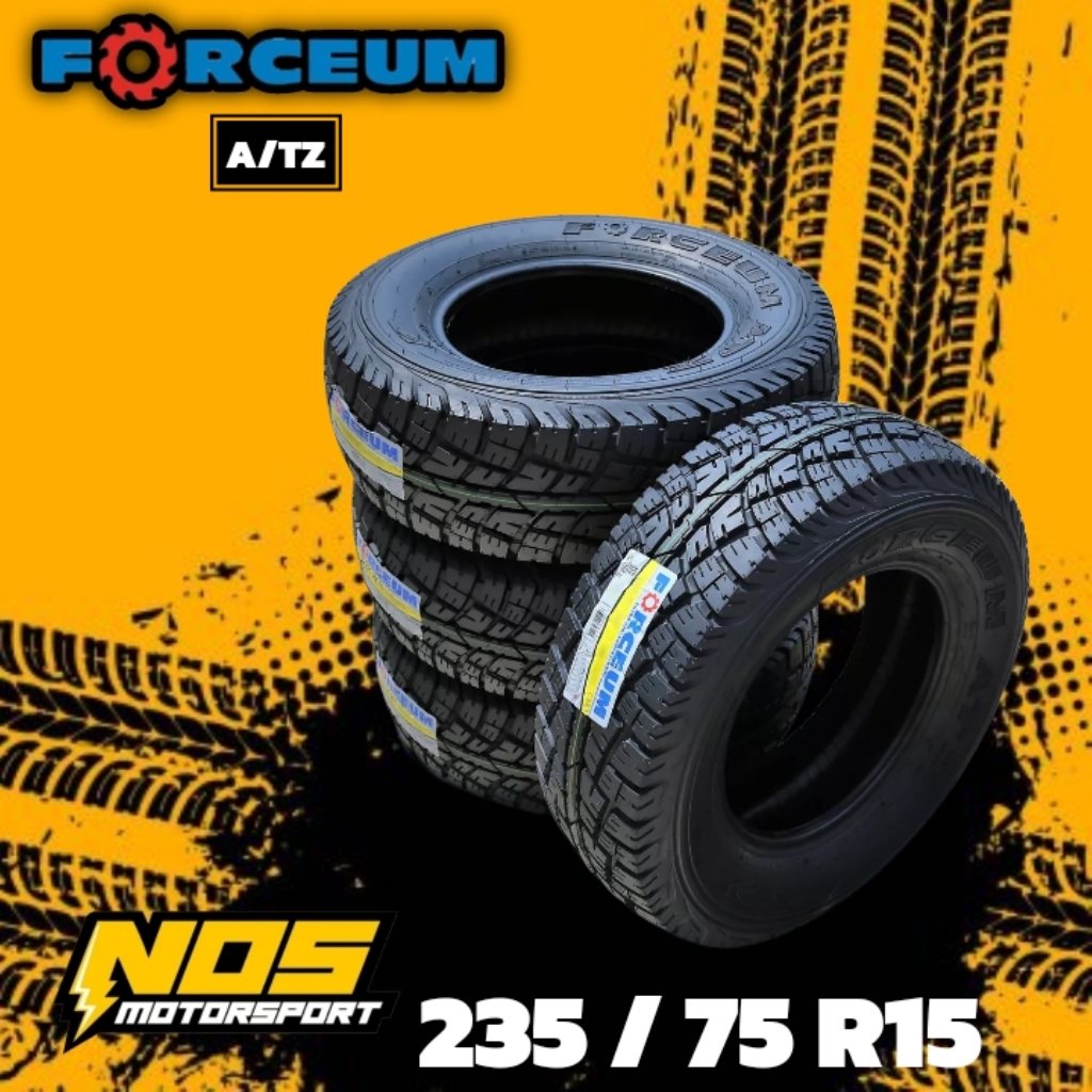 BAN MOBIL 235 75 R15 FORCEUM A/TZ BAN TUBLES RING 15 235/75 | BAN SEMI OFFROAD