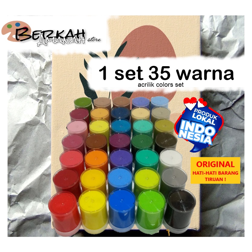 

Stock Ada 1set 35 warnacat acrilik set