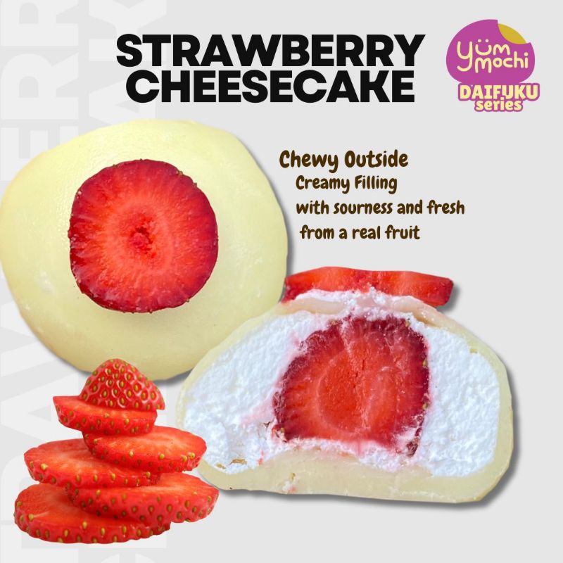 

Yummochi Daifuku Strawberry Cheese Cake