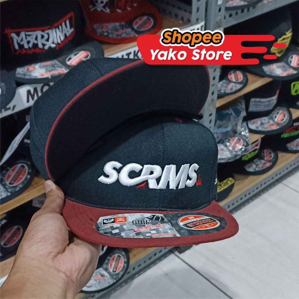 Topi SCRMS / 287/ Topi Snapback SCRMS/ Topi Snapback Murah/ Topi Screamous