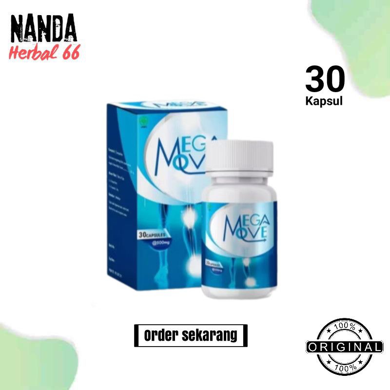 Obat Kesehatan Tulang Dan Persendian / Obat Tulang / Obat Sendi / Mega Move Obat Herbal Asli