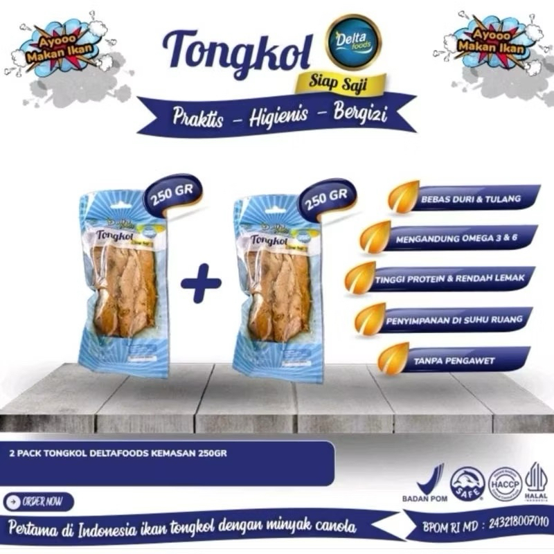 

Ikan tongkol siap saji tanpa duri enak delta food