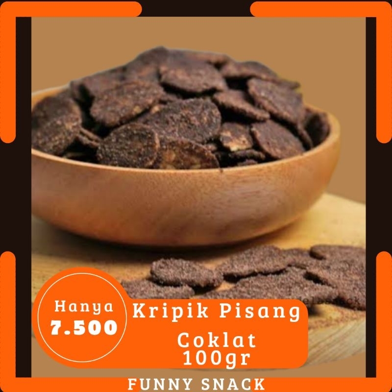 

KRIPIK PISANG COKLAT MURAH RENYAH 100gram