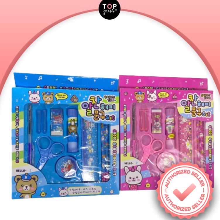 

Best Stock Alat Tulis Set Anak 8IN1 Karakter Set School Supplies for Child Paket Alat Tulis Anak TK