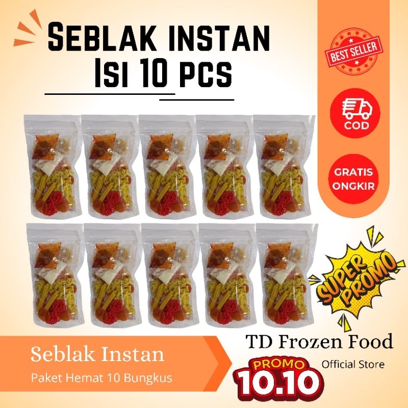 

Paket Hemat Seblak Instan 10 Bungkus TD Food