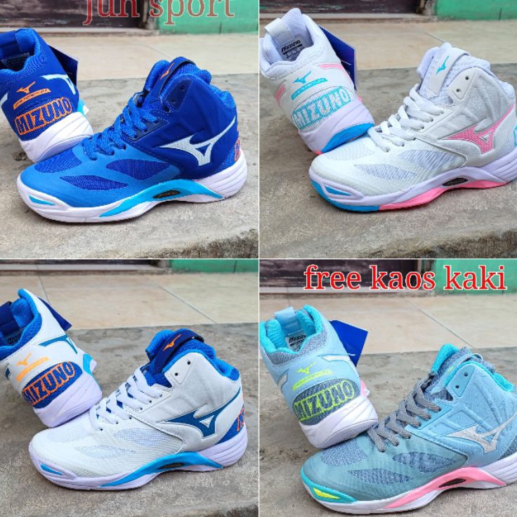 Model Update  sepatu volly mizuno wave momentum sepatu voli wanita terbaru sepatu olahraga wanita