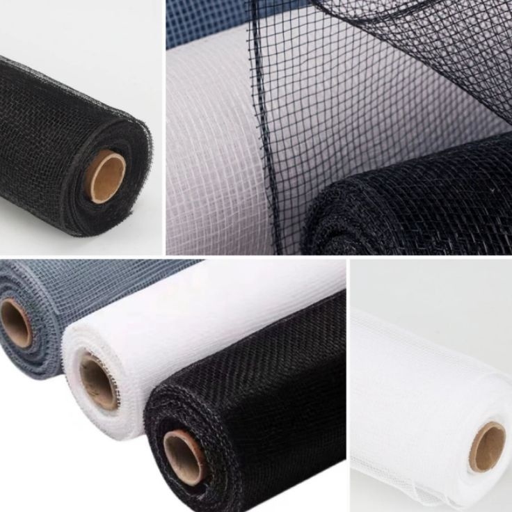 

Promo Surprise 1 Roll Pollynet Flower Wrap Magelang Floral Wrapping Mesh Black amd White Murah