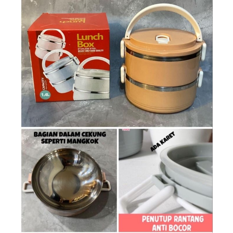 sam - rantang susun 3 rantang susun 4 rantang susun 2 rantang stainless lunch box susun stainless