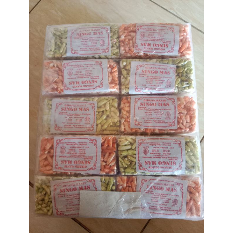 

gipang / jipang / brondong 1 pack isi 50 pcs