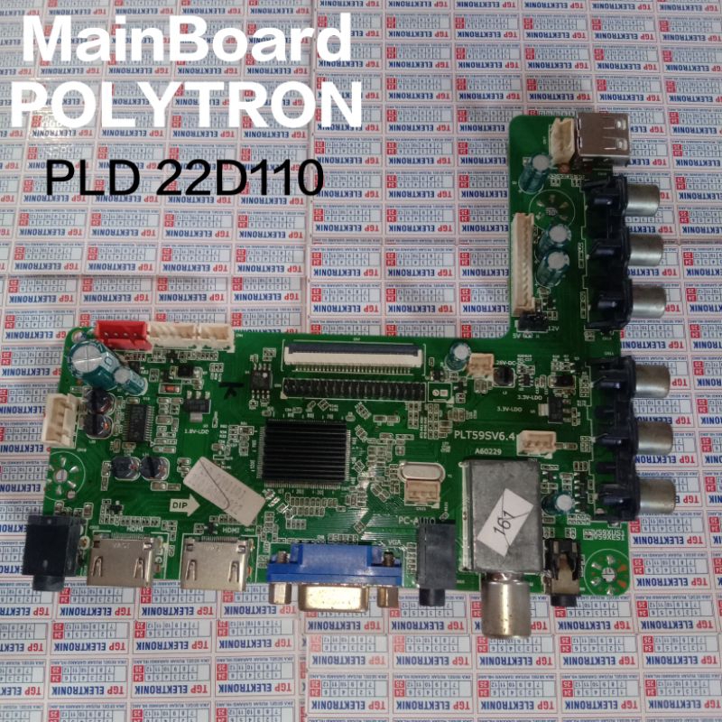 MB Polytron PLD 22D110 - Mainboard Polytron PLD 22D110 soket 1