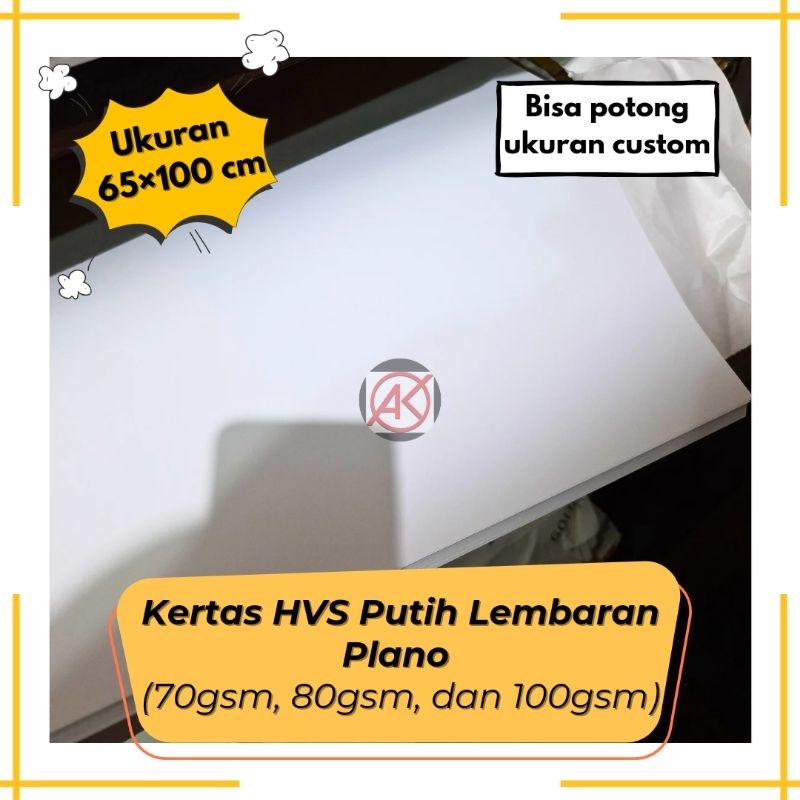 

Kertas HVS Putih PaperPlus Ukuran 65 x 100cm (Bisa potong ukuran custom)