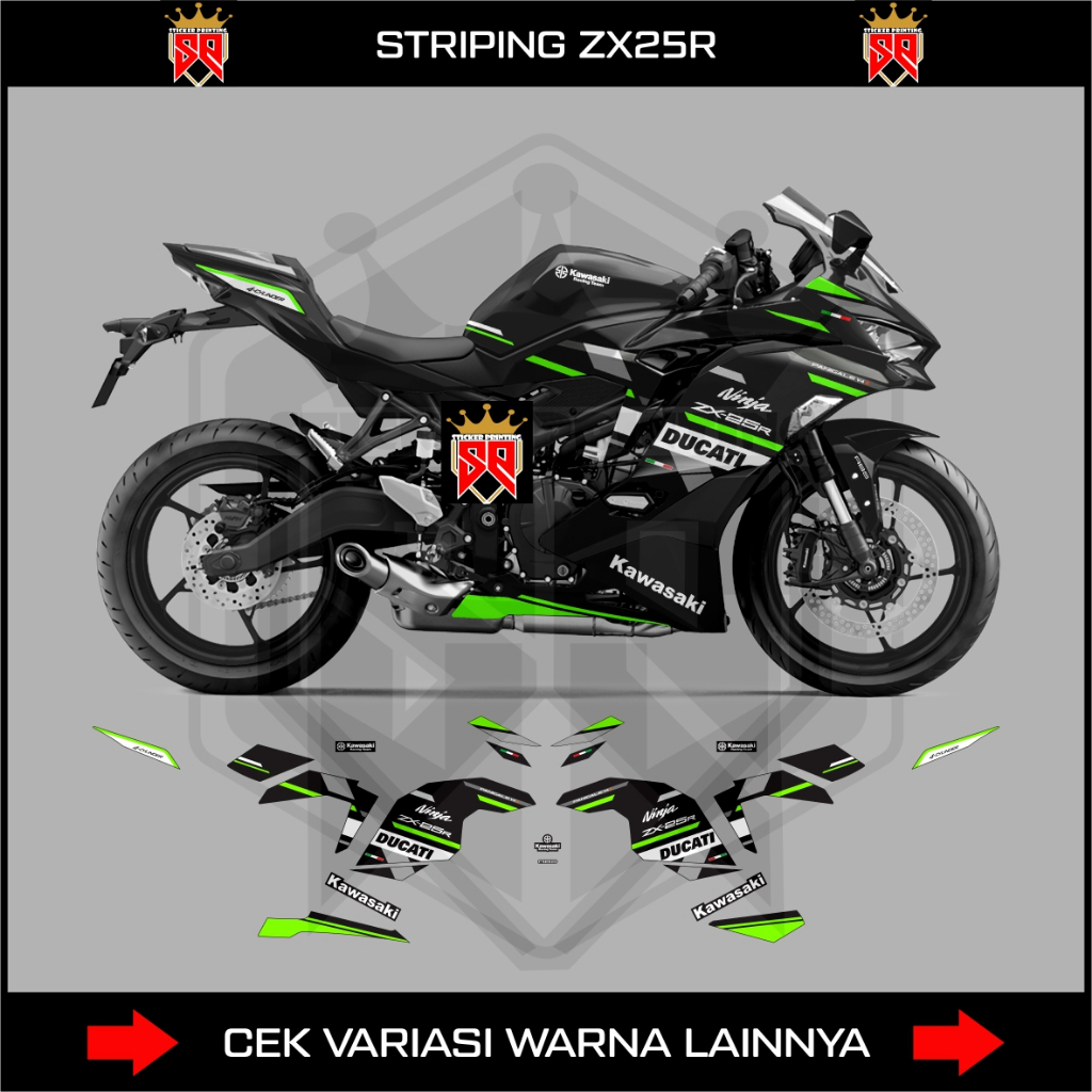 STRIPING NINJA ZX25R / DECAL STICKER KAWASAKI NINJA ZX 25R