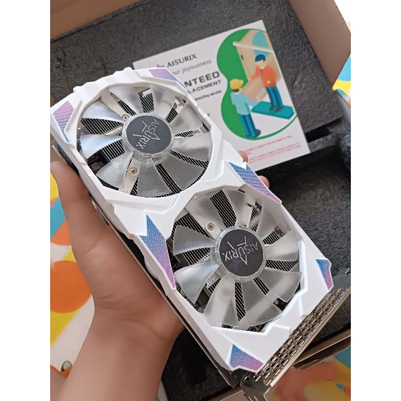 VGA RX 580 8GB AISURIX White putih