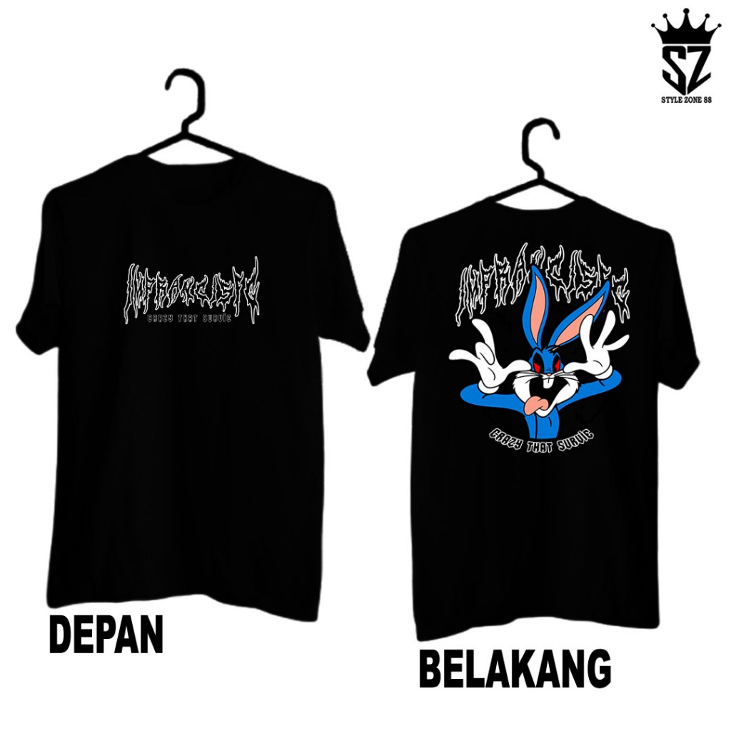Kaos Bugs Bunny IMPRENCISFE T-Shirt - Baju - Kaos - Baju Kaos Distro - T-Shirt Unisex - Kaos Pria wa
