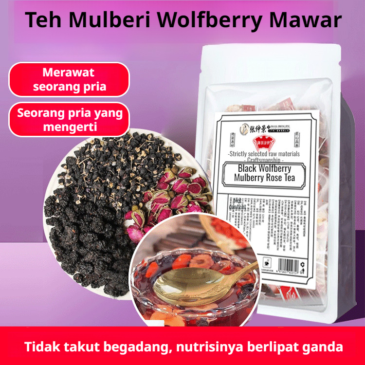 

✨️COD+Pengiriman Cepat✨️Teh Peremajaan Centennial Teh tanggal merah buah serigala/Teh Murbei Wolfberry dan Lengkeng/Teh Menjaga/Kantong teh bergizi hati Teh Jaga Liver