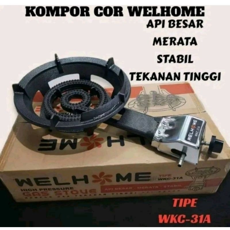 KOMPOR GAS WELHOME WKC-31A kompor welhome kompor gas api seribu kompor gas api besar kompor gas 1 tu