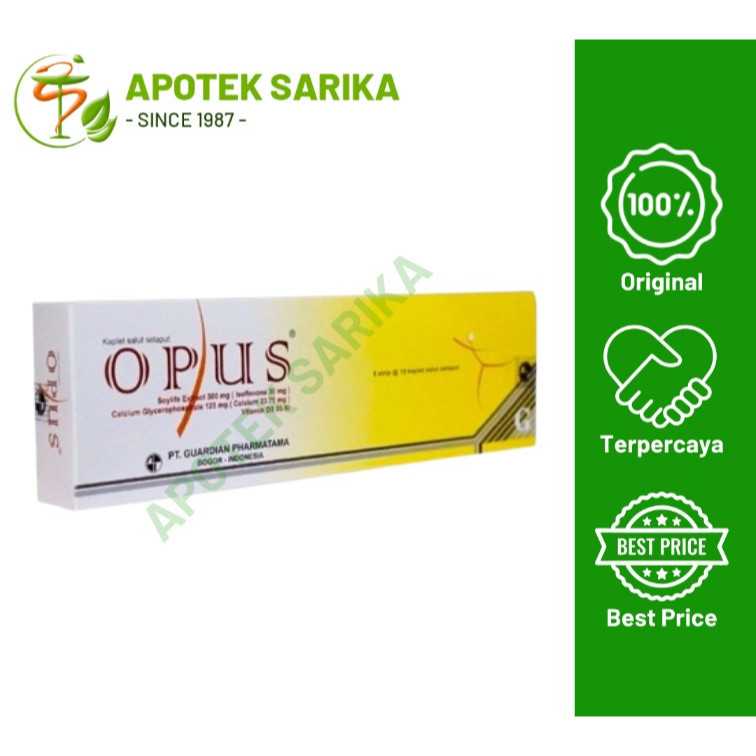 Opus Strip isi 10 Tablet- Suplemen Memelihara Kesehatan Jantung dan Tulang