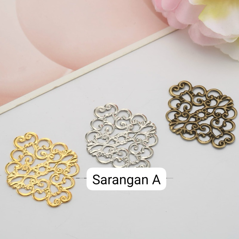 BeadsBaby88 Peniti Bross dan Sarangan Bross / tatakan bross jepit rambut tusuk konde dan sarangan ac