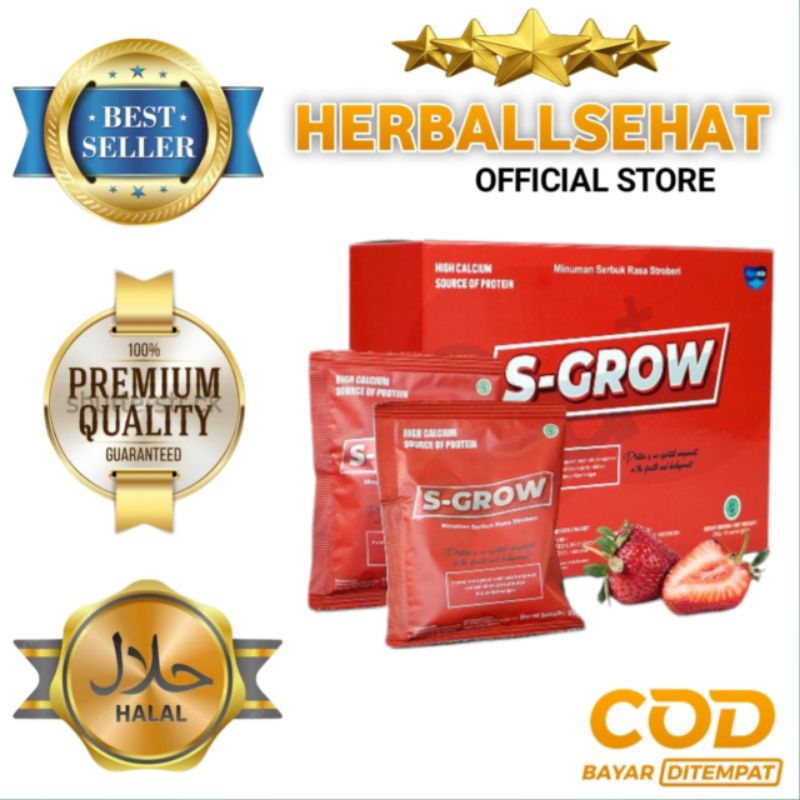 

S-GROW Susu Peninggi Badan Terbaik Minuman SGrow Original