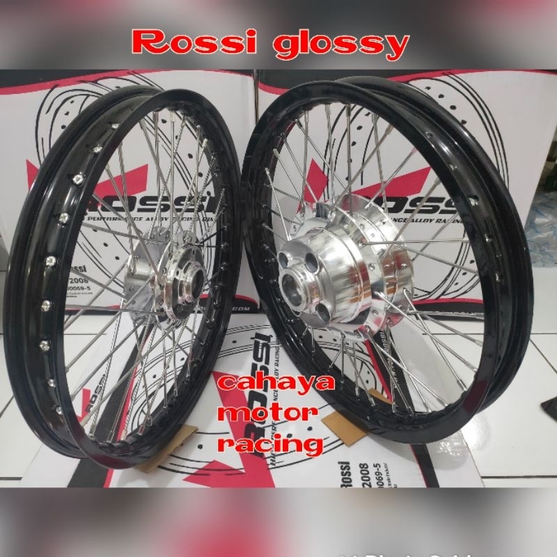 Velg Rossi glossy motor GL pro /GL max/ Mengapro New/ set depan belakang 160-185 pNp