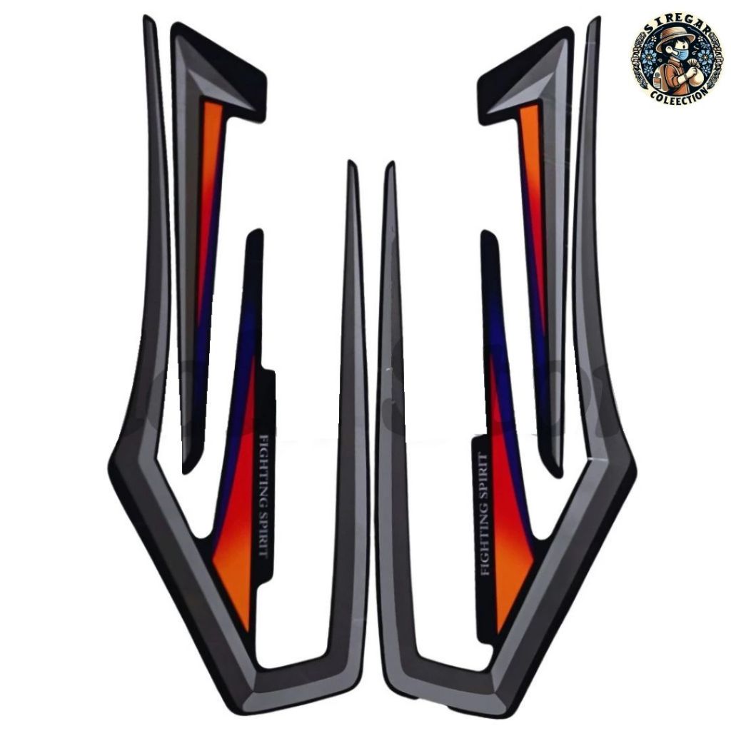 Stiker Striping RX KING 2001 Standar Merah | List Stiker Yamaha Rx King 2001 Merah