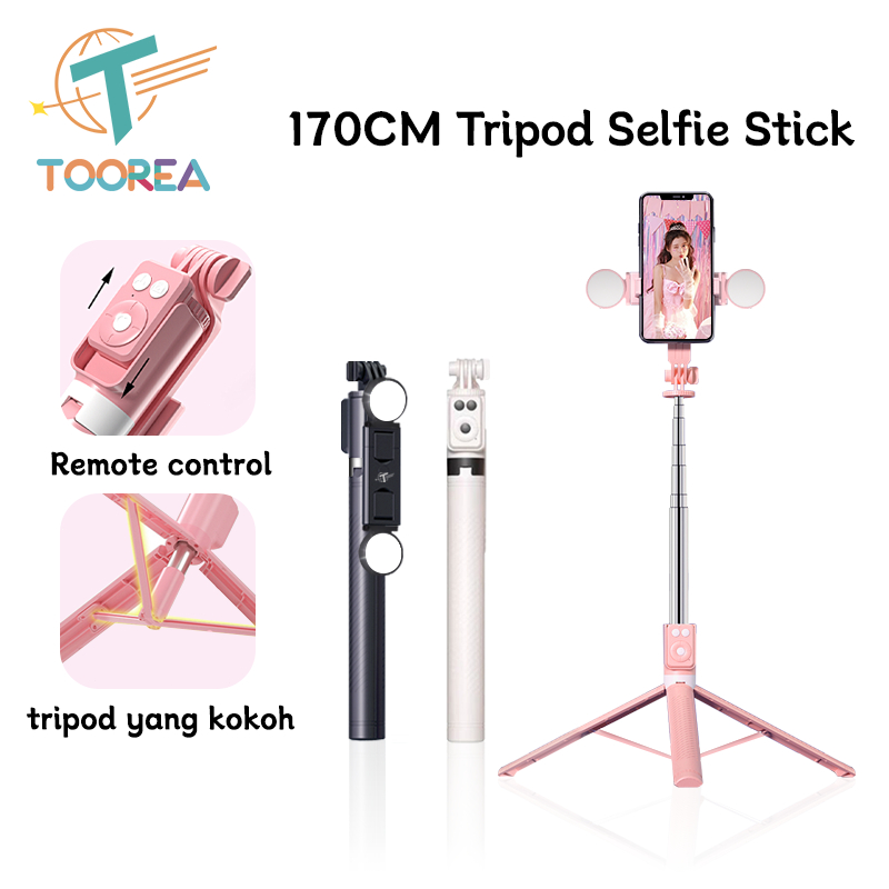 Mine - TOOREA 170CM Selfie Stick Tripod Tongsis Dengan Monopod Dengan Wireless Remote Control