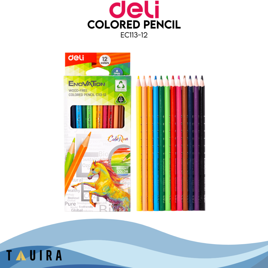 

PENSIL WARNA DELI 12 W C113-12 WARNA PANJANG