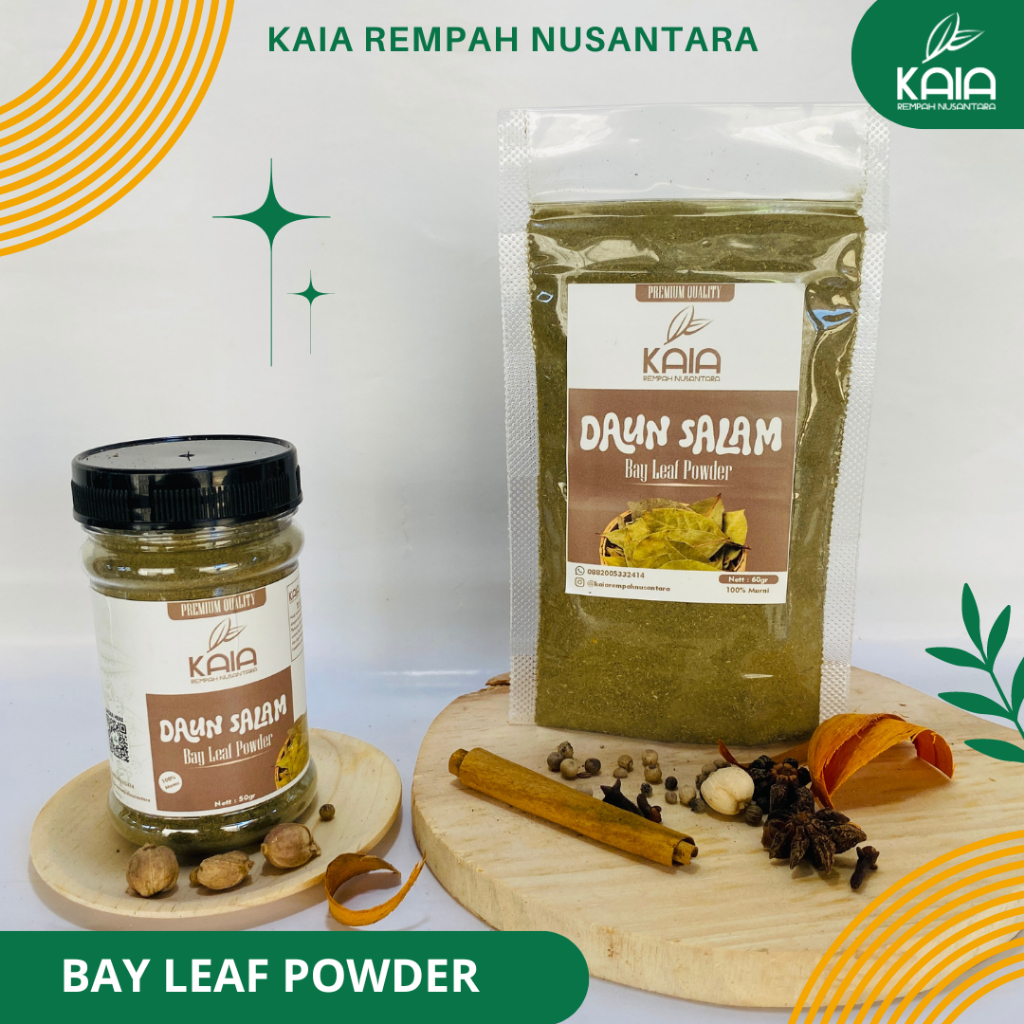 

KAIA Daun Salam - Rempah bumbu dapur bubuk premium