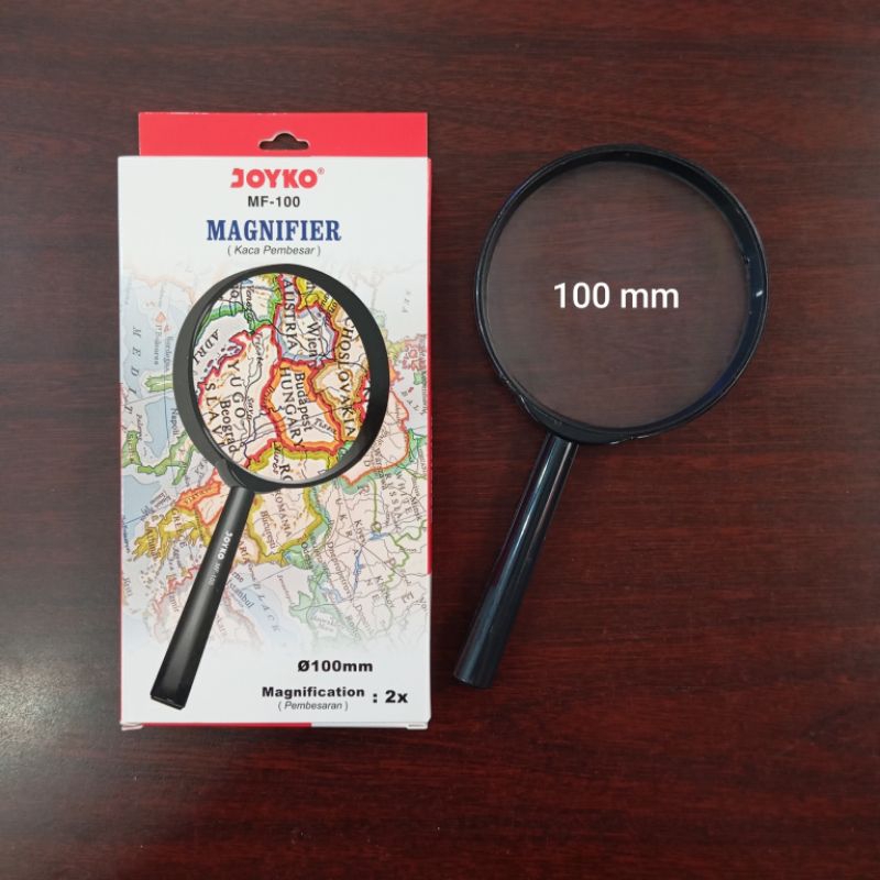 

Kaca Pembesar Magnifier Joyko MF-100 ( 100 mm )
