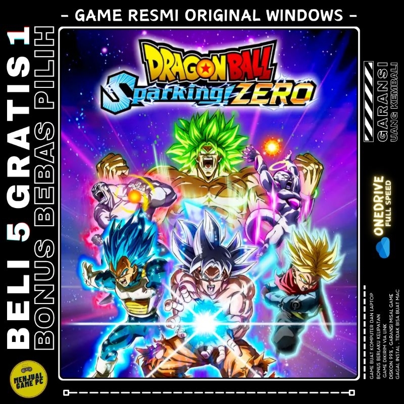 DRAGONBALL SPARKING ZERO - GAME LAPTOP - GAME PC - ORIGINAL WINDOWS