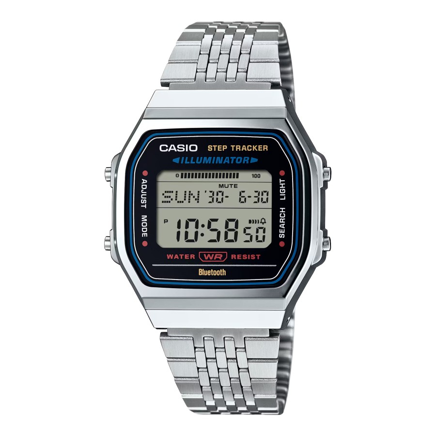 Jam Tangan Unisex Casio Vintage ABL-100WE-1A ABL-100WE-1ADR ABL-100WE Smartphone Link Original Resmi