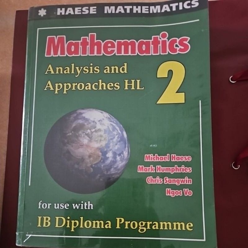 Mathematics Analysis and Approaches HL 2 IB diploma