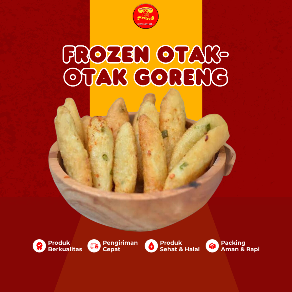 

Pempek Palembang Liwura Otak-Otak Goreng Crispy Frozen Food Isi 10 Pcs Homemade Lezat