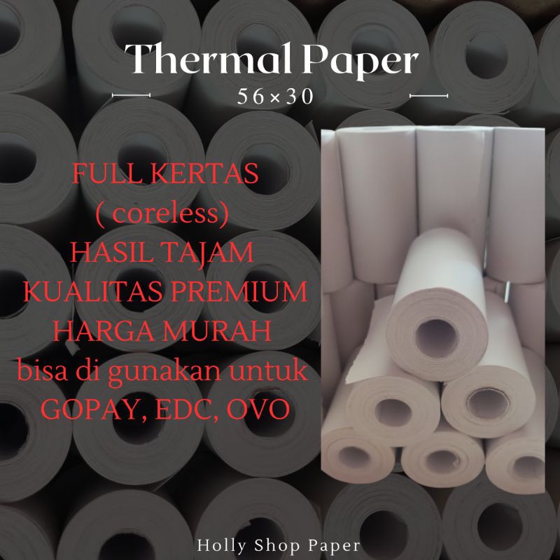 

Kertas struk thermal 57×30 murah