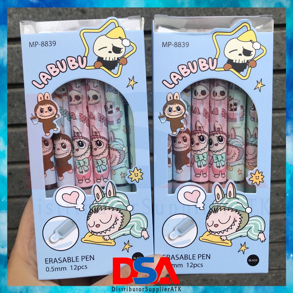 

PULPEN GEL 0,5 KARAKTER LABUBU CUTE TERBARU PEN HAPUS MOTIF LABUBU