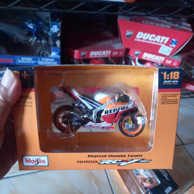 diecast motogp miniatur motor gp honda repsol