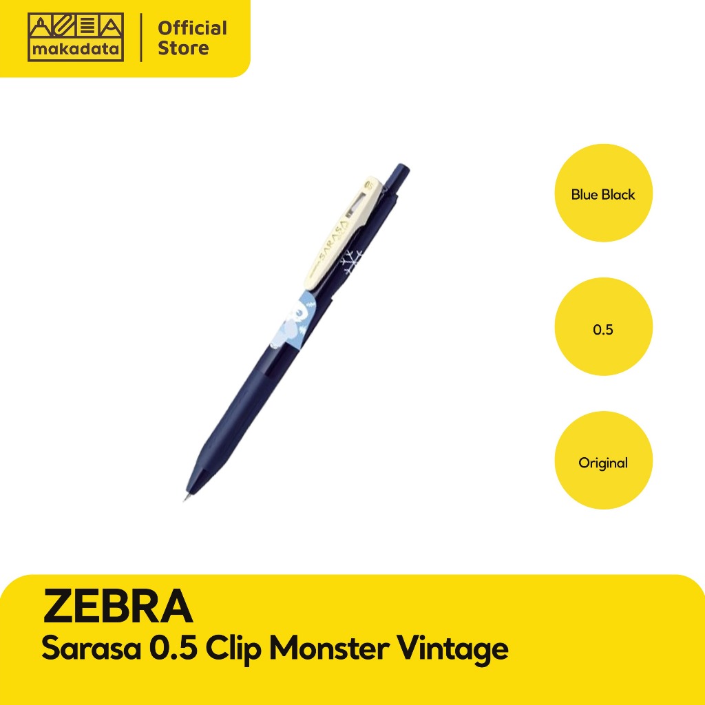 

BOLPEN / PULPEN ZEBRA SARASA 0.5 VINTAGE MONSTER (1 PCS) MURAH