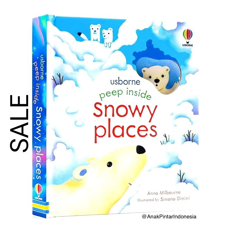 SALE - USBORNE PEEP INSIDE SNOWY PLACES