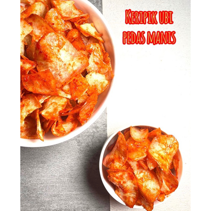 

Keripik Ubi Padang Pedas Manis 250 gr (1/4 kg)